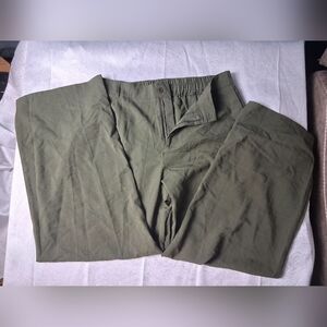 New XL Womens Olive Green Pants